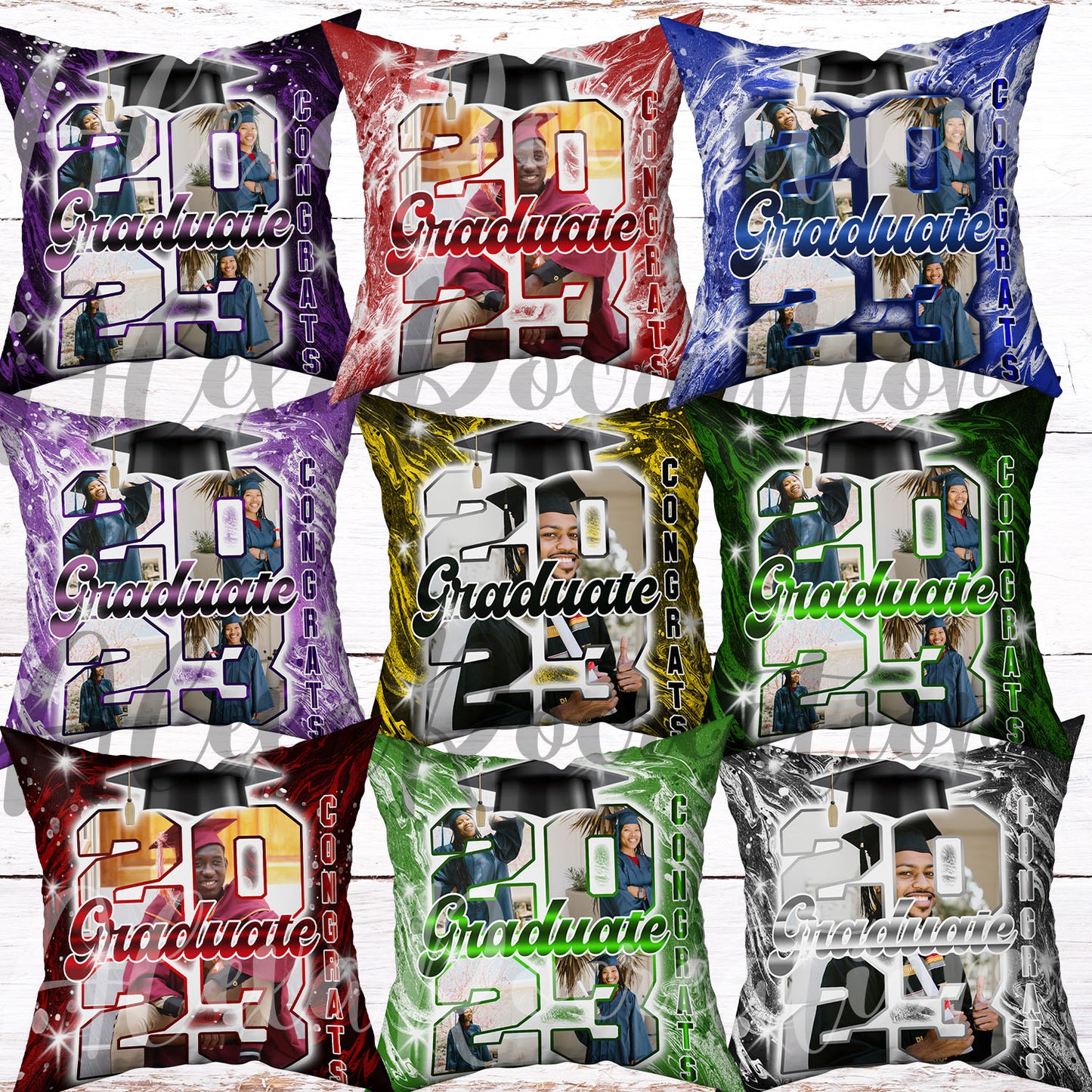 Graduation Pillow gift, PNG Sublimation templates