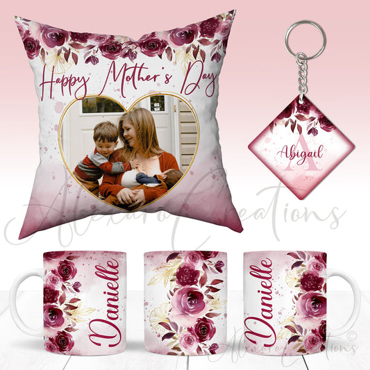 Mother's Day gift sublimation Bundle, PNG files + mockups