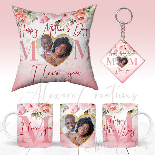 Mother's Day gift sublimation Bundle, PNG files + mockups