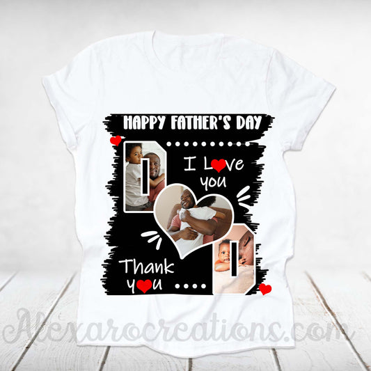 Fathers day Sublimation shirt template + Mockup