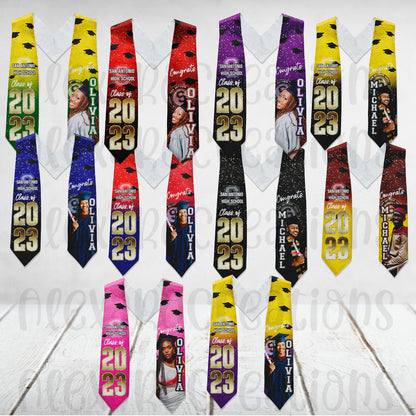 Graduation stoles for sublimation, PNG files + Mockups