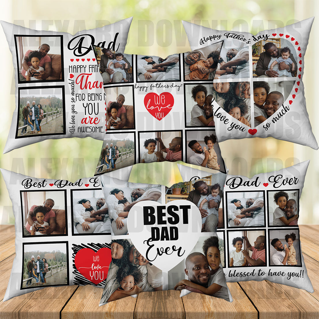 Custom on sale collage pillow