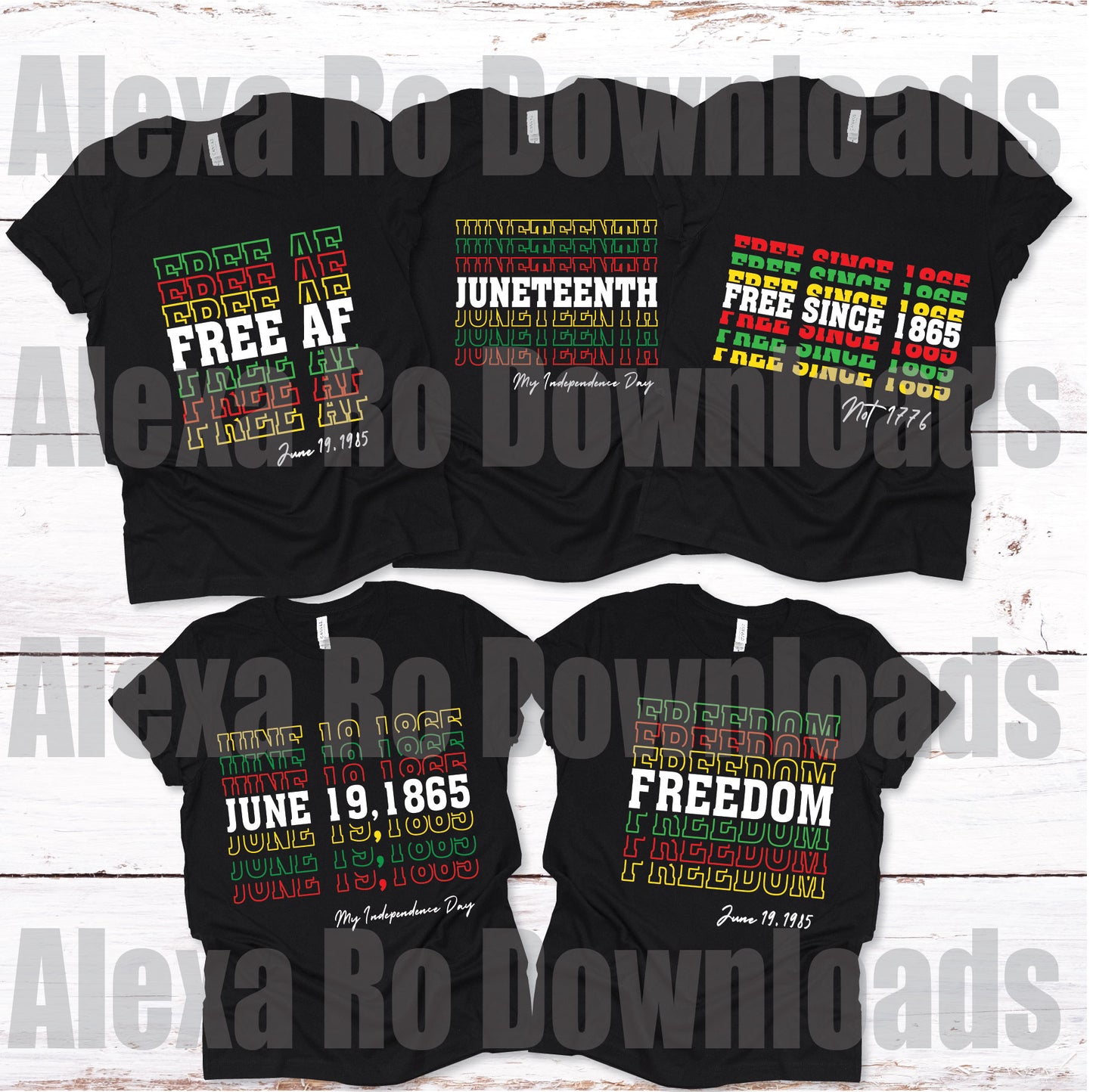 Juneteenth svg bundle + Mockups